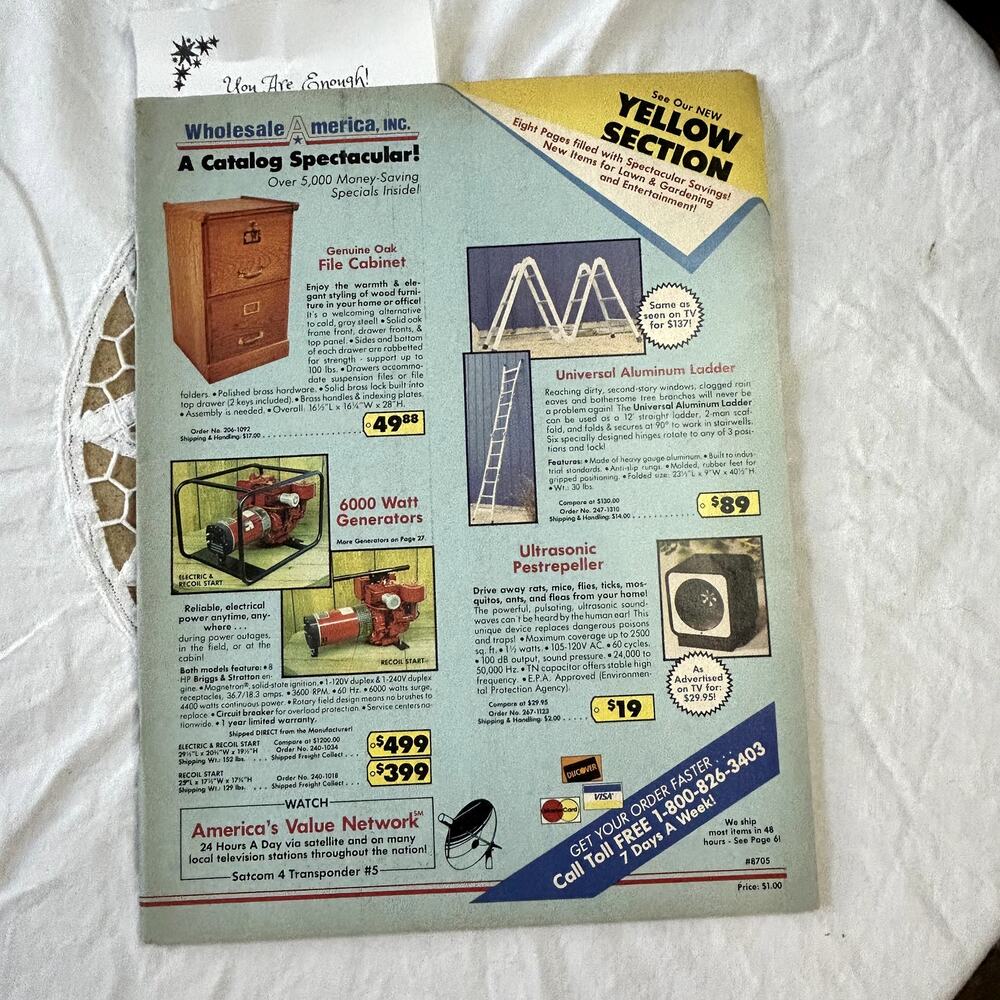 SKU 1649 Wholesale America Inc Catalog 8705 Vintage Home Items Tools